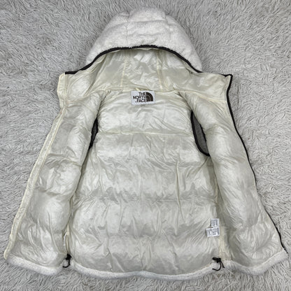 希少品✨THE NORTH FACE ノースフェイス ホワイトレーベル ボアダウンベスト 700フィル 白 レディース S #144