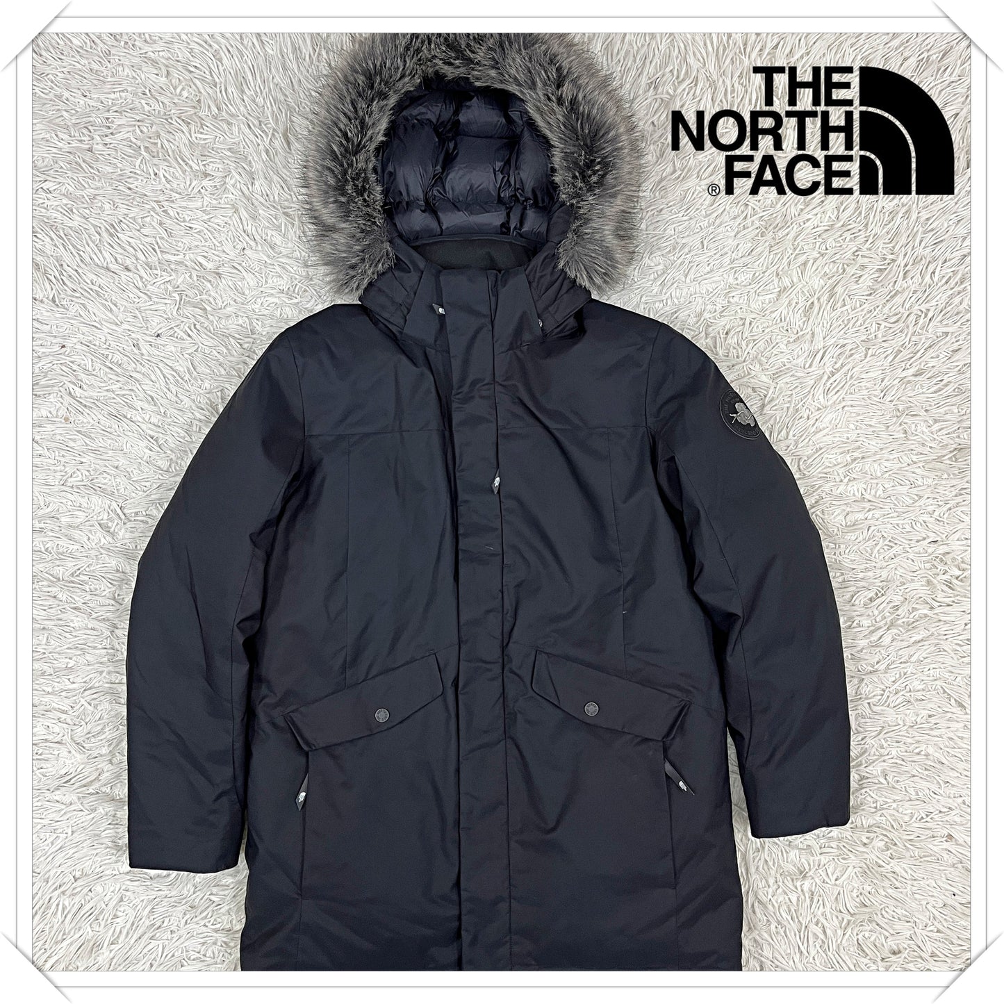 【極暖】THE NORTH FACE ノースフェイス マクマード ダウンジャケット メンズM 黒 RDSグース #145