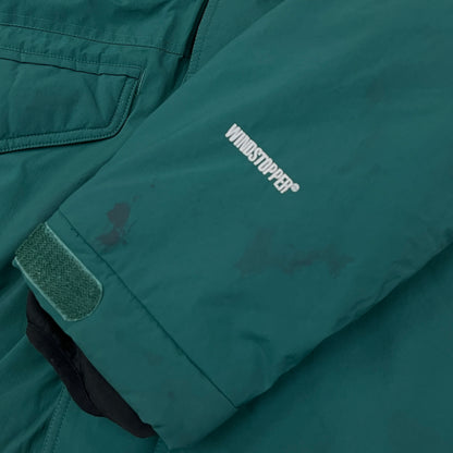 THE NORTH FACE ザ・ノース・フェイス WINDSTOPPER ダウンジャケット メンズ100(L) グリーン NFJ1DH64 #146