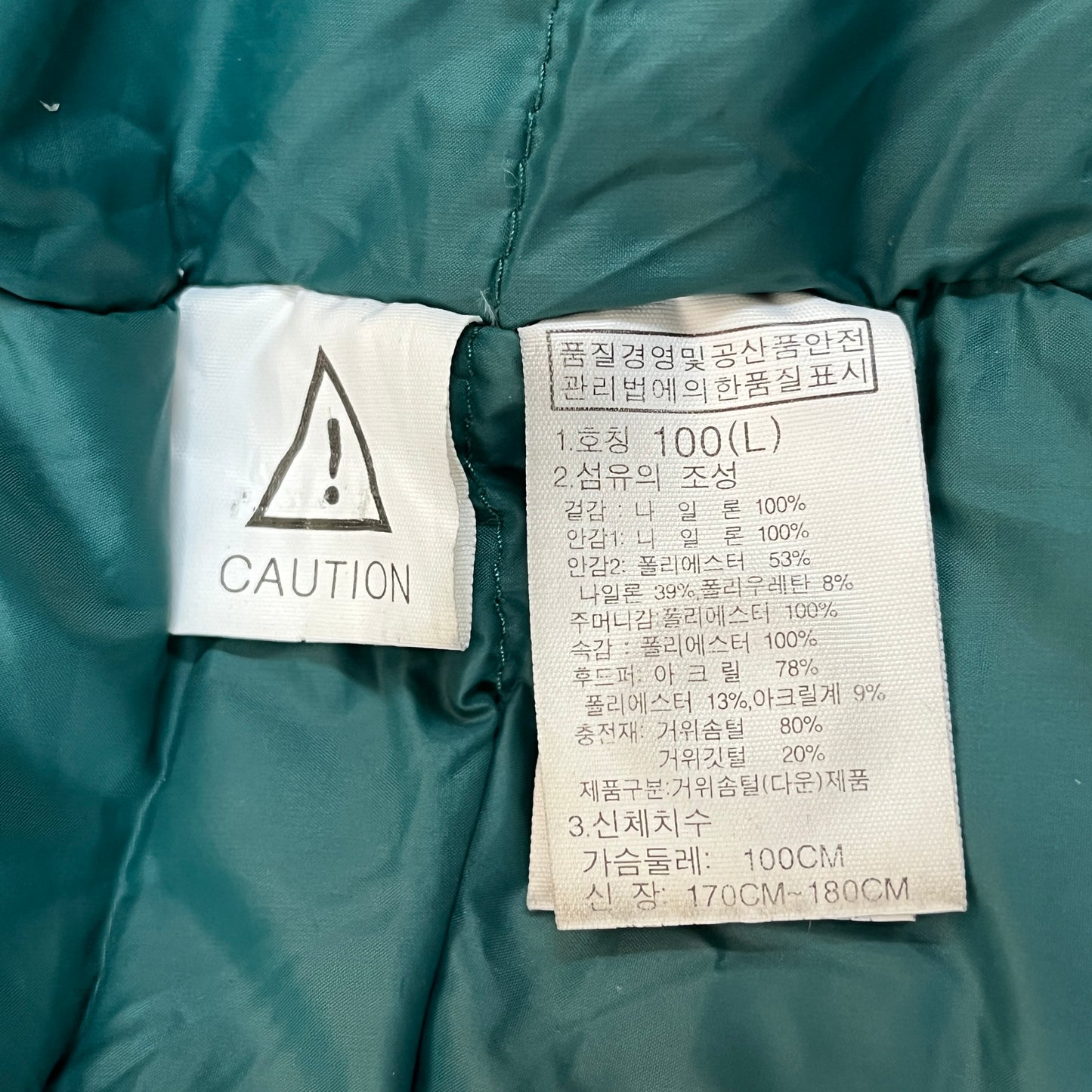 THE NORTH FACE ザ・ノース・フェイス WINDSTOPPER ダウンジャケット メンズ100(L) グリーン NFJ1DH64 #146