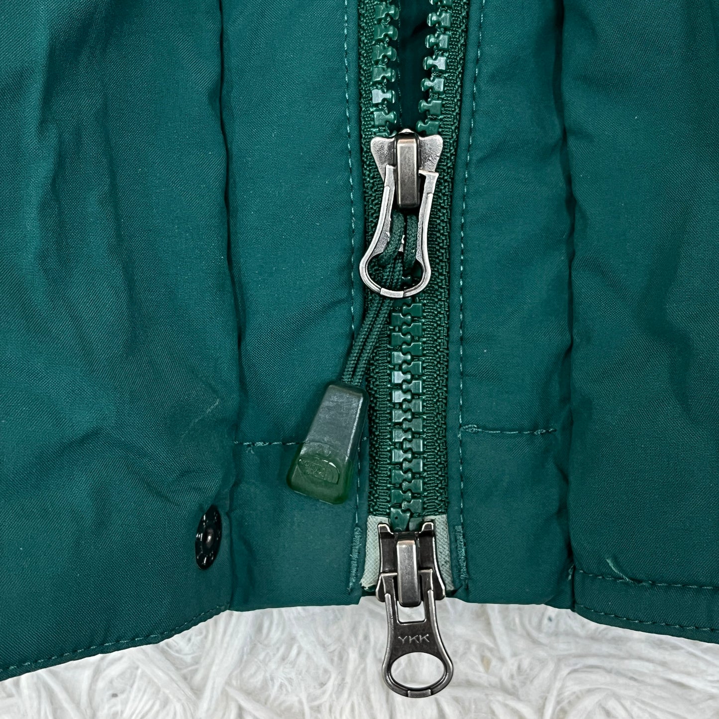 THE NORTH FACE ザ・ノース・フェイス WINDSTOPPER ダウンジャケット メンズ100(L) グリーン NFJ1DH64 #146