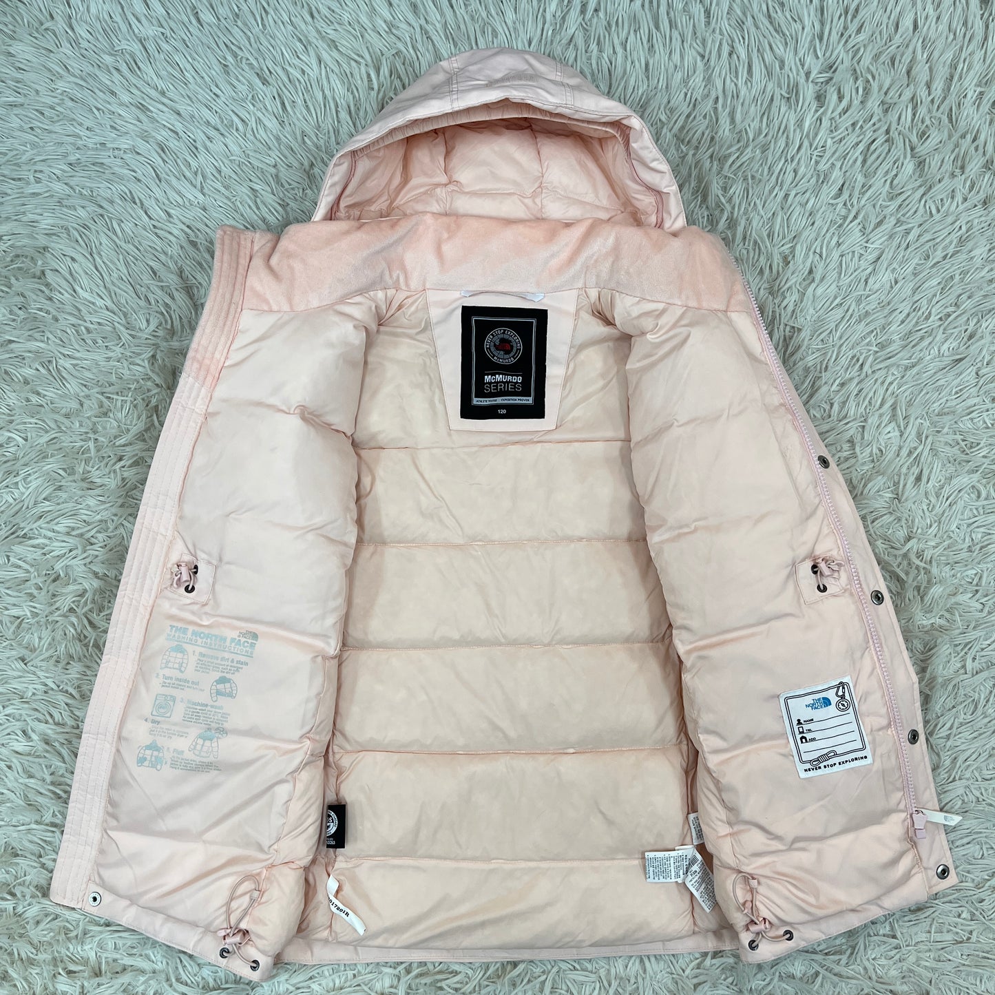 ザ ノースフェイス キッズ ダウン ジャケット 120 マクマード シリーズ THE NORTH FACE MCMURDO DOWN JACKET NJ1DL56V ピンク ドライベント #149