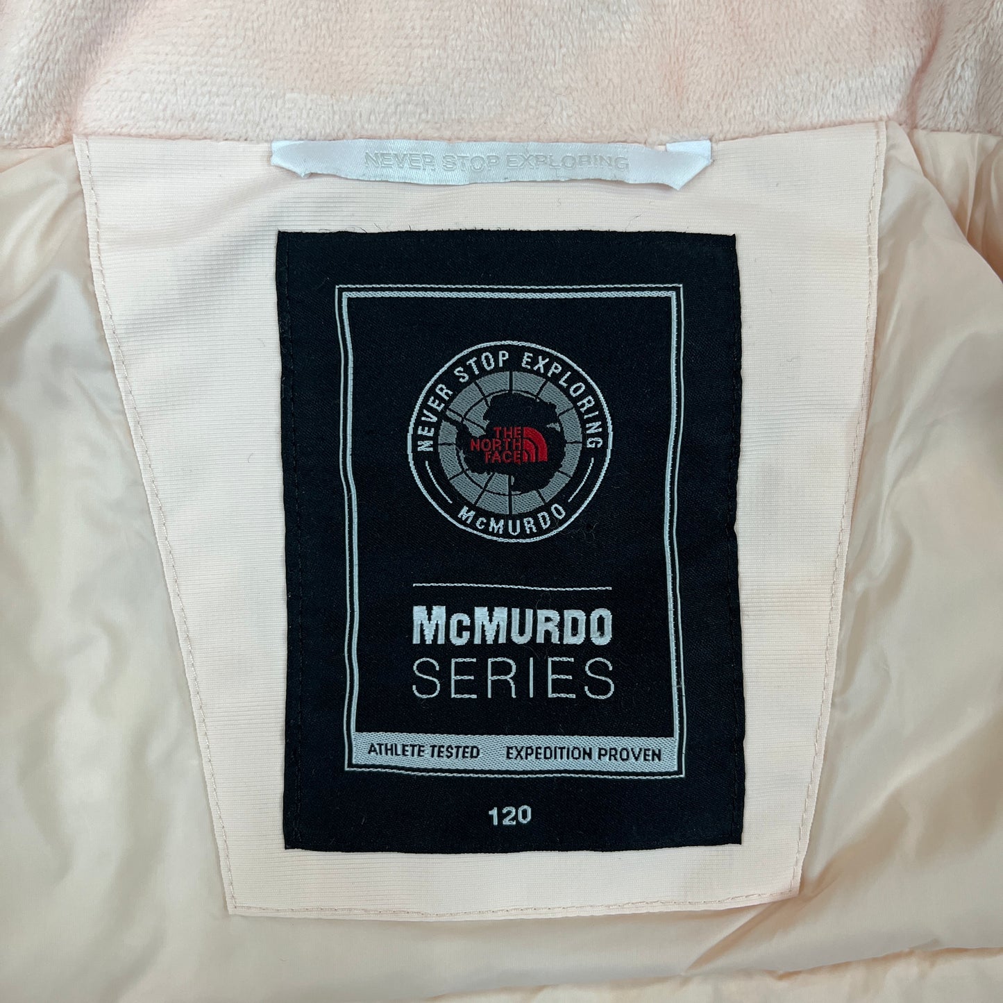 ザ ノースフェイス キッズ ダウン ジャケット 120 マクマード シリーズ THE NORTH FACE MCMURDO DOWN JACKET NJ1DL56V ピンク ドライベント #149