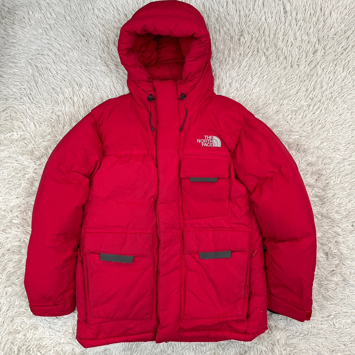 ザ ノースフェイス 700フィル ダウンジャケット メンズL レッド NFJ1DD74 防寒 アウトドア THE NORTH FACE #150