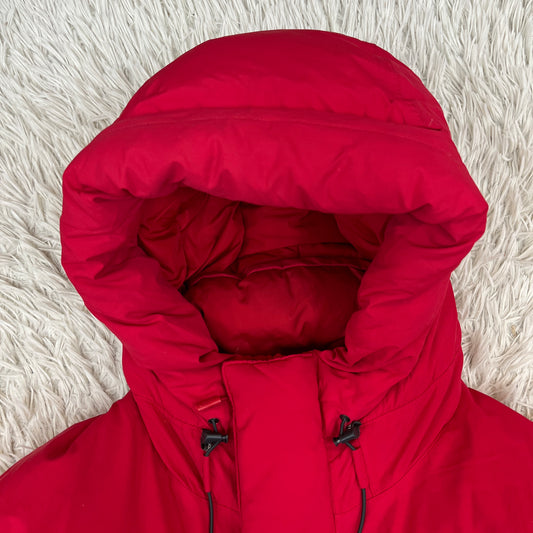 ザ ノースフェイス 700フィル ダウンジャケット メンズL レッド NFJ1DD74 防寒 アウトドア THE NORTH FACE #150