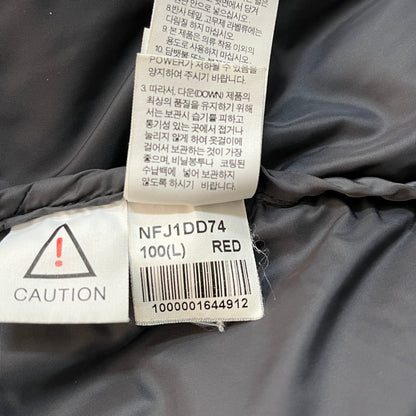 ザ ノースフェイス 700フィル ダウンジャケット メンズL レッド NFJ1DD74 防寒 アウトドア THE NORTH FACE #150