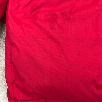 ザ ノースフェイス 700フィル ダウンジャケット メンズL レッド NFJ1DD74 防寒 アウトドア THE NORTH FACE #150