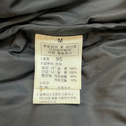 【THE NORTH FACE】ザ ノース フェイス ヌプシ ダウンジャケット 700フィルパワー ブラック メンズ M相当（表記95） #153