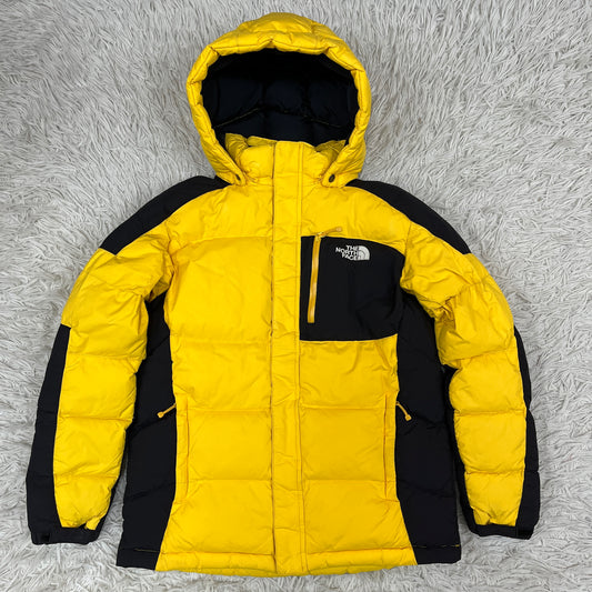 THE NORTH FACE Kids Hyvent 550 Fill Power Down Jacket - Yellow/Black (Size 150) #155