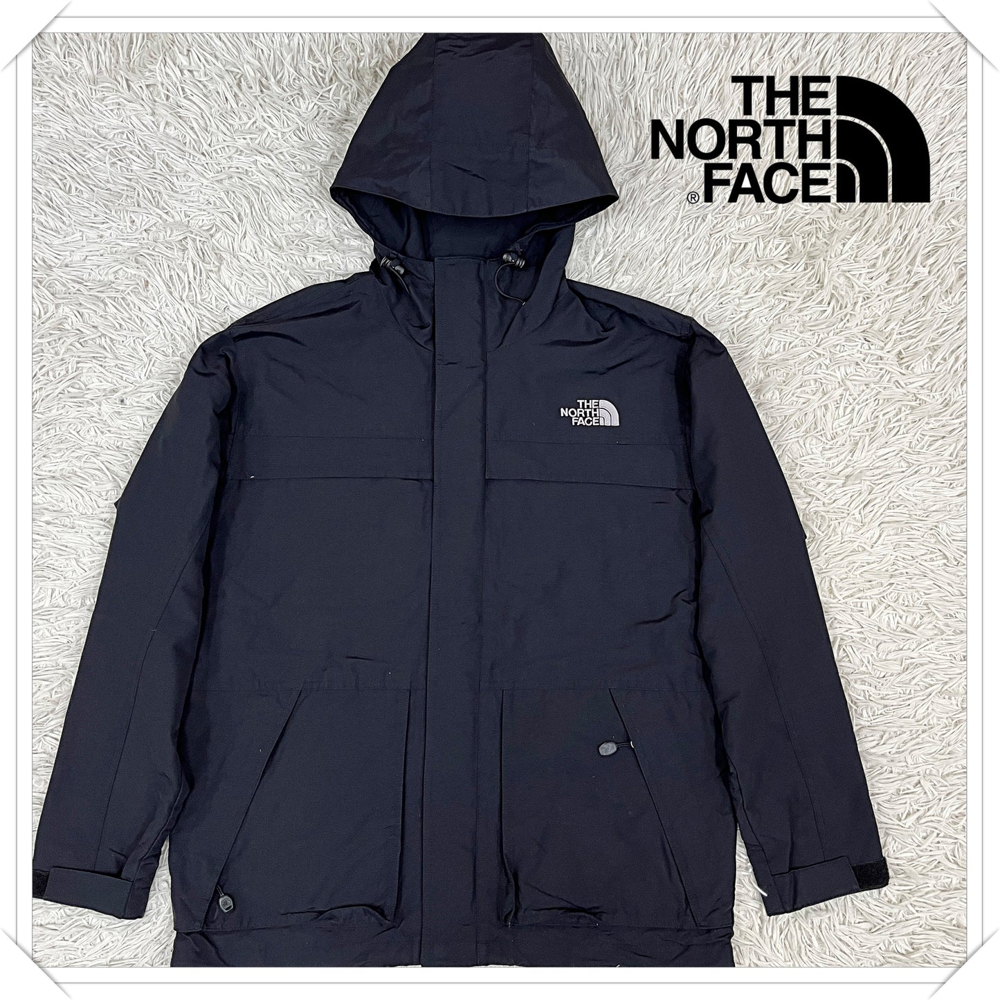 【THE NORTH FACE】ザノースフェイス マウンテンパーカー ブラック メンズM 95 韓国限定 NFL20858 #158