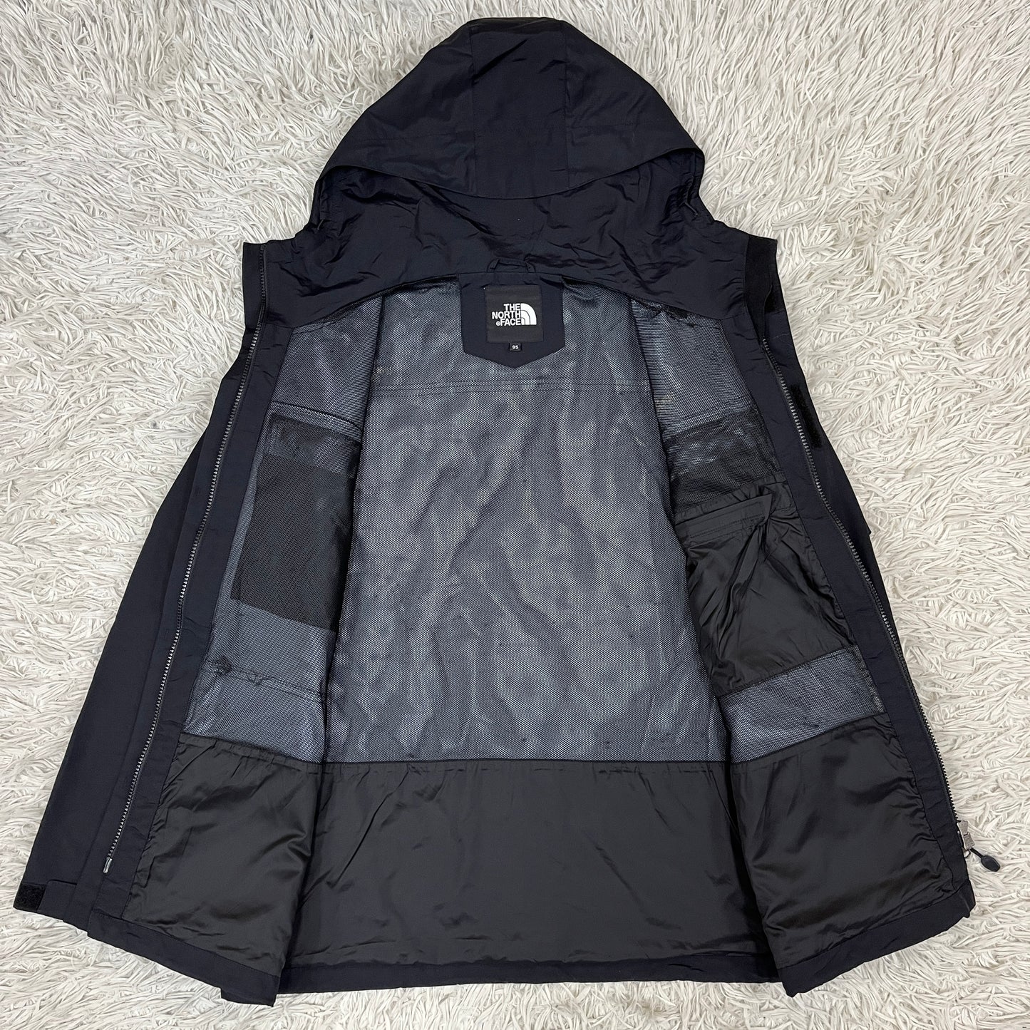 【THE NORTH FACE】ザノースフェイス マウンテンパーカー ブラック メンズM 95 韓国限定 NFL20858 #158