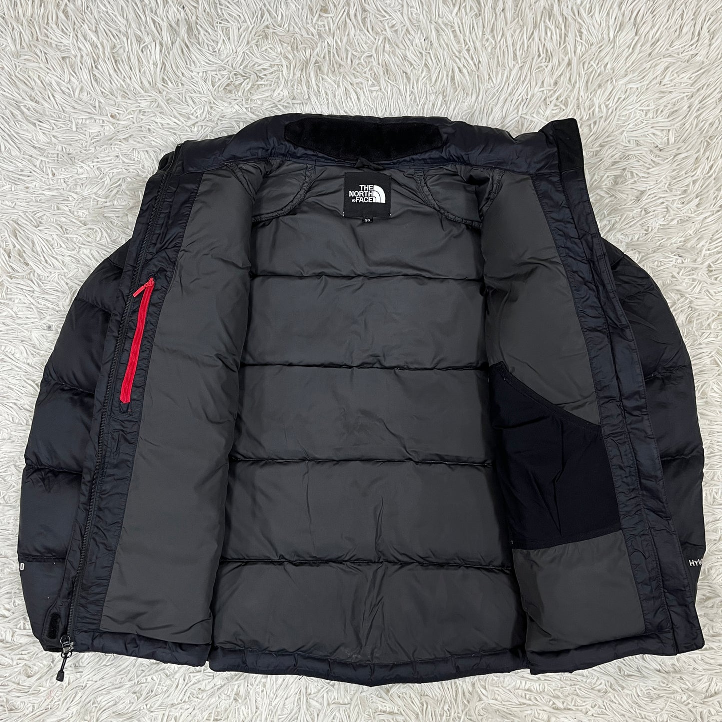 【THE NORTH FACE】ザ・ノースフェイス HYVENT 700フィルパワー グースダウンジャケット レディースXLサイズ ブラック NFJ1DD93 #159