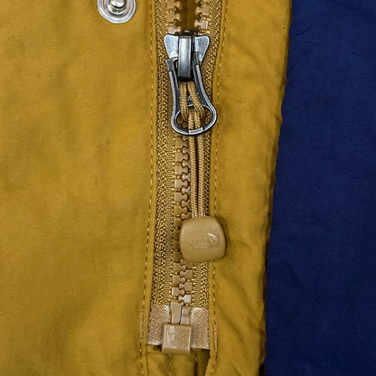 【THE NORTH FACE】キッズ マクマードデザイン ダウンジャケット 130cm PROHEAT搭載 マスタード/ネイビー #160