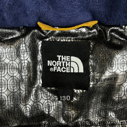【THE NORTH FACE】キッズ マクマードデザイン ダウンジャケット 130cm PROHEAT搭載 マスタード/ネイビー #160