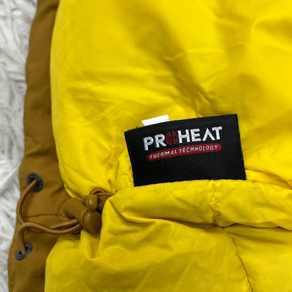 【THE NORTH FACE】キッズ マクマードデザイン ダウンジャケット 130cm PROHEAT搭載 マスタード/ネイビー #160