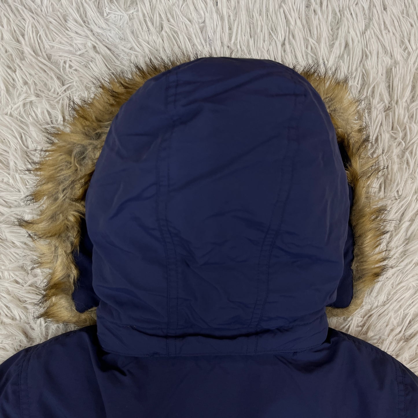 【THE NORTH FACE】キッズ マクマードデザイン ダウンジャケット 130cm PROHEAT搭載 マスタード/ネイビー #160