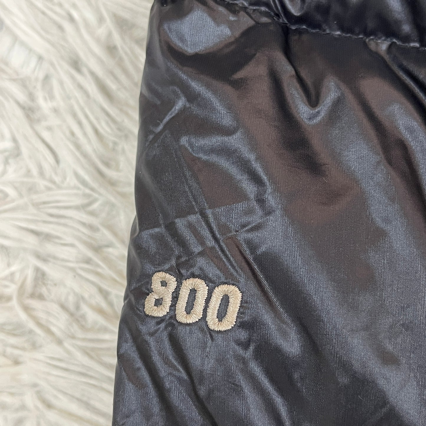 【中古】THE NORTH FACE 800フィル ダウンジャケット ブラック 100L PERTEX QUANTUM 軽量・高保温性 #163