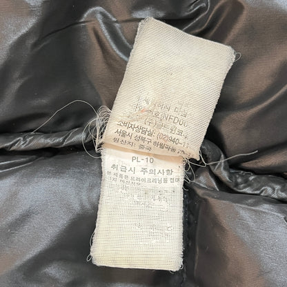 【中古】THE NORTH FACE 800フィル ダウンジャケット ブラック 100L PERTEX QUANTUM 軽量・高保温性 #163