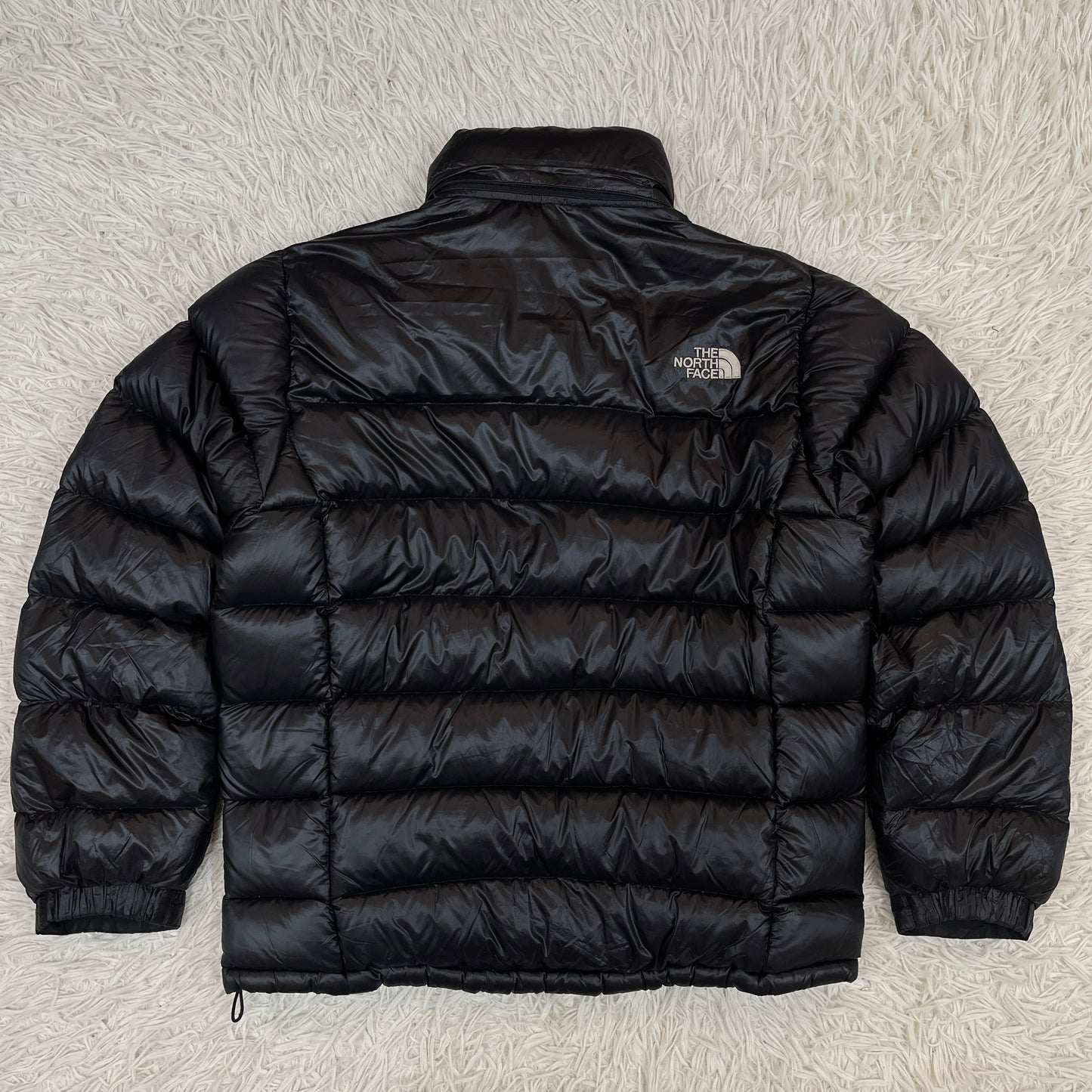【中古】THE NORTH FACE 800フィル ダウンジャケット ブラック 100L PERTEX QUANTUM 軽量・高保温性 #163