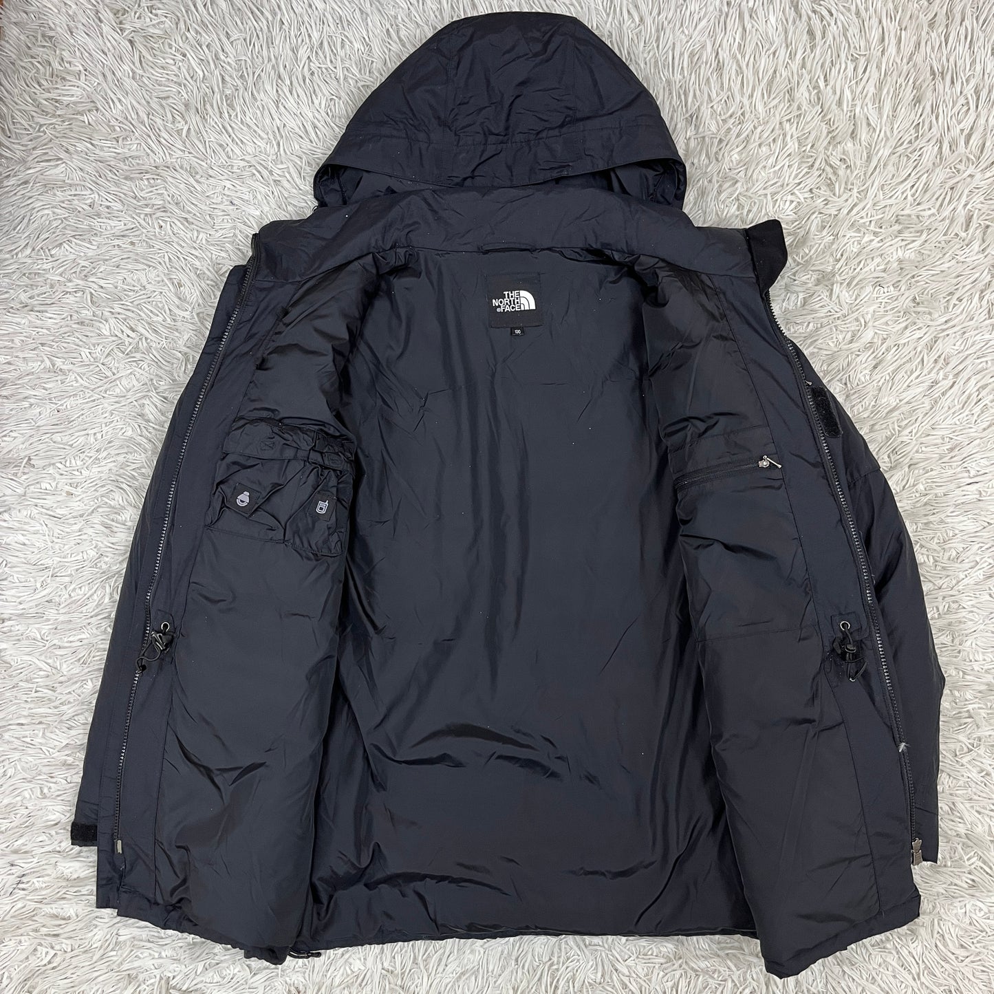 THE NORTH FACE ザ・ノースフェイス HyVent ダウンジャケット ブラック メンズLサイズ 訳あり品 #165
