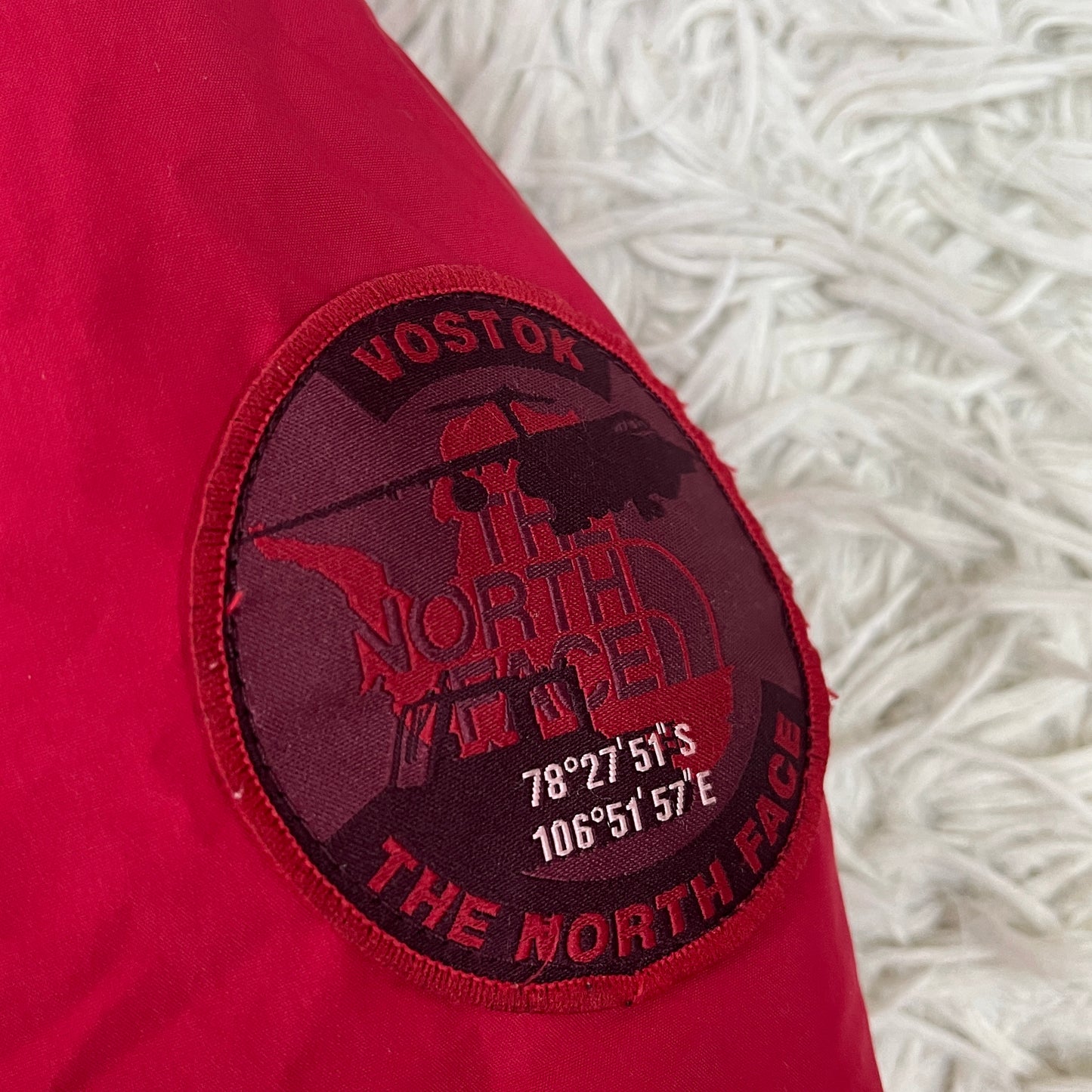 ザ ノース フェイス THE NORTH FACE 極地探検モデル レッド Red VOSTOK ダウンジャケット メンズ 100 L #161