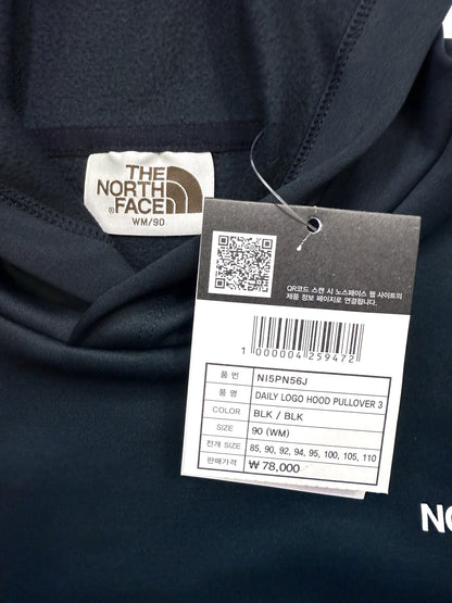 【White Label 正規品】THE NORTH FACE ノースフェイス パーカー フーディー レディース ブラック 90(WM) DAILY LOGO HOOD PULLOVER 3