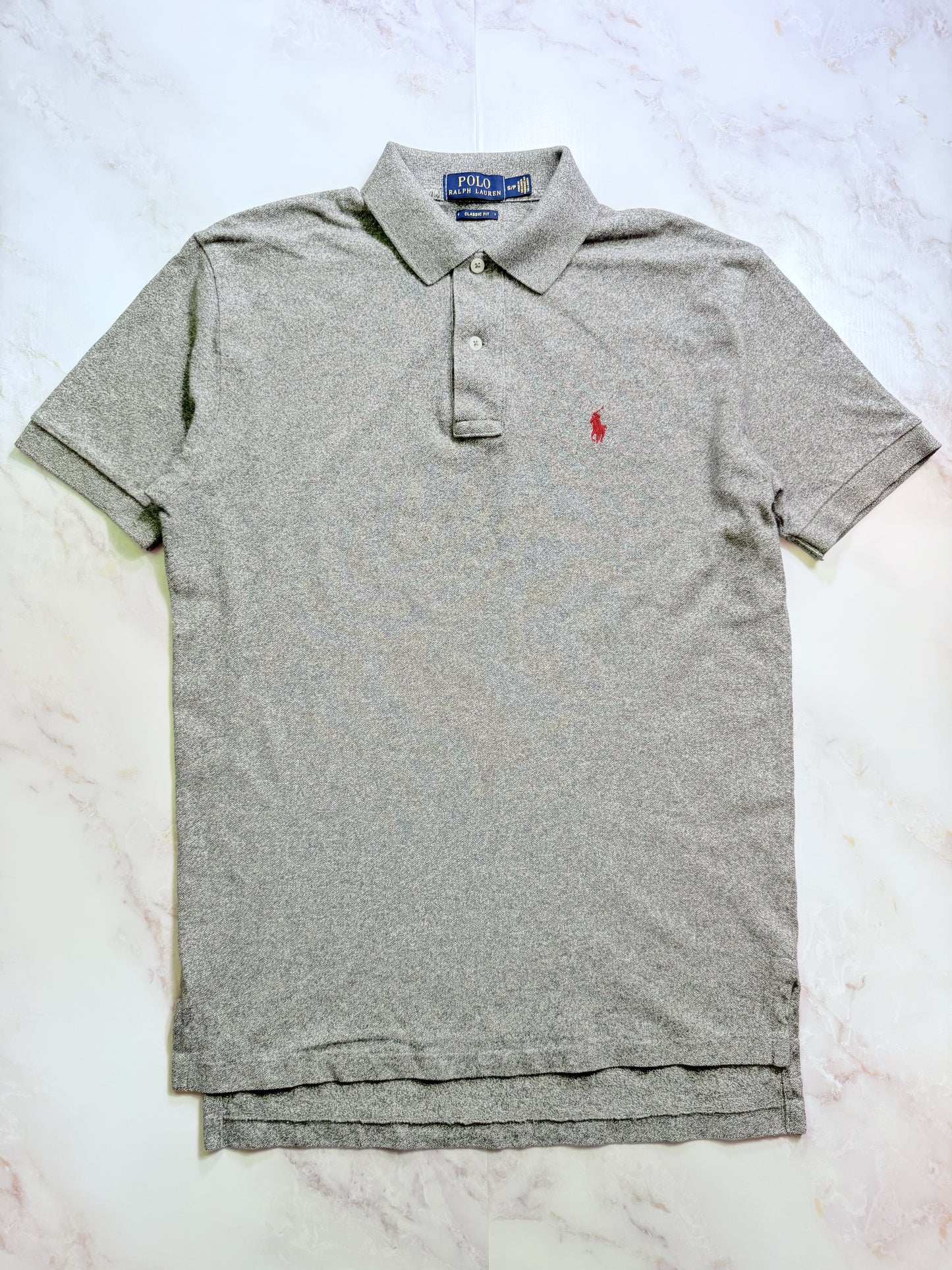 Polo Ralph Lauren クラシックフィット ポロシャツ グレー Sサイズ メンズ ポニー刺繍 ラルフローレン 定番