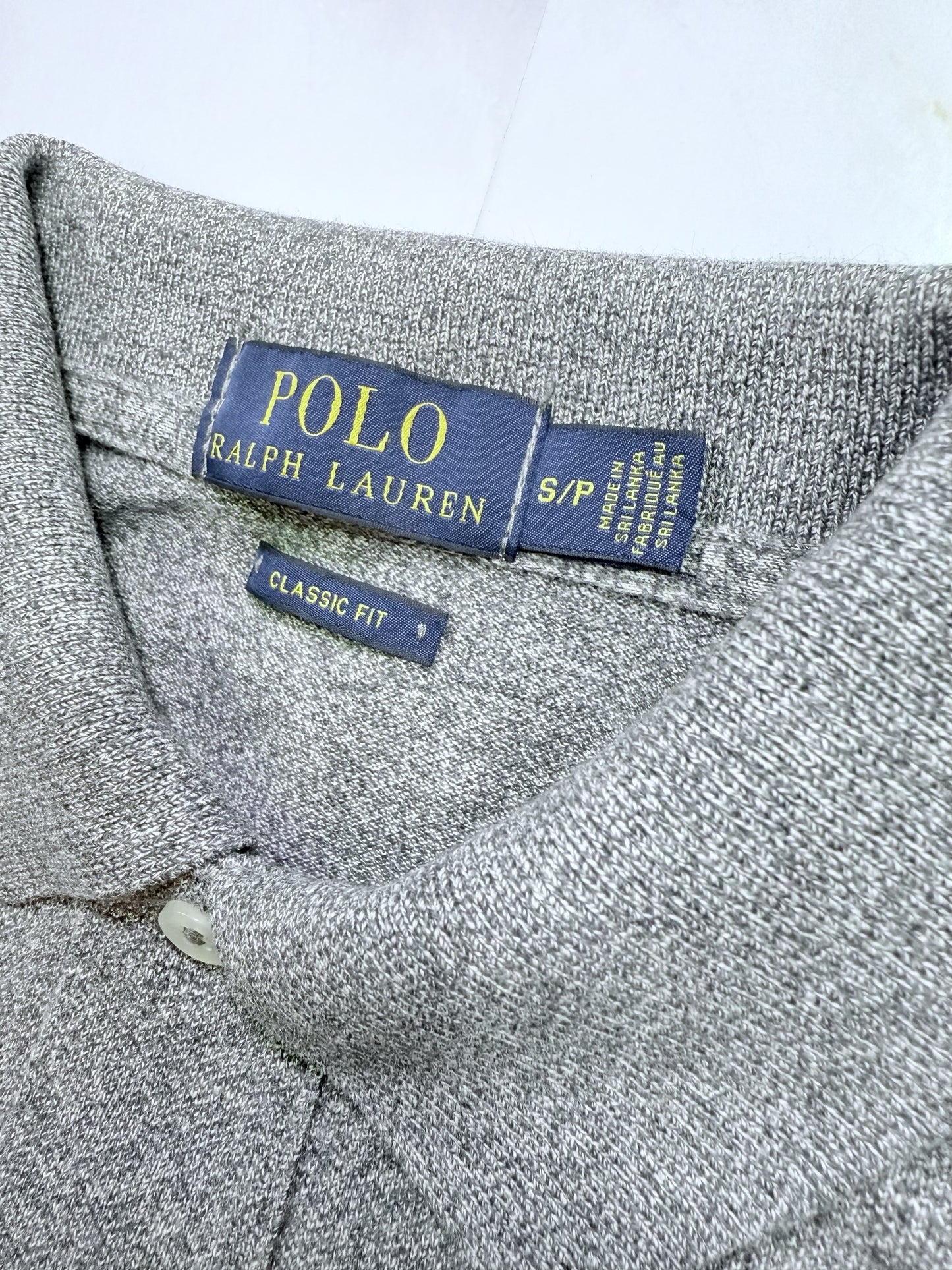 Polo Ralph Lauren クラシックフィット ポロシャツ グレー Sサイズ メンズ ポニー刺繍 ラルフローレン 定番