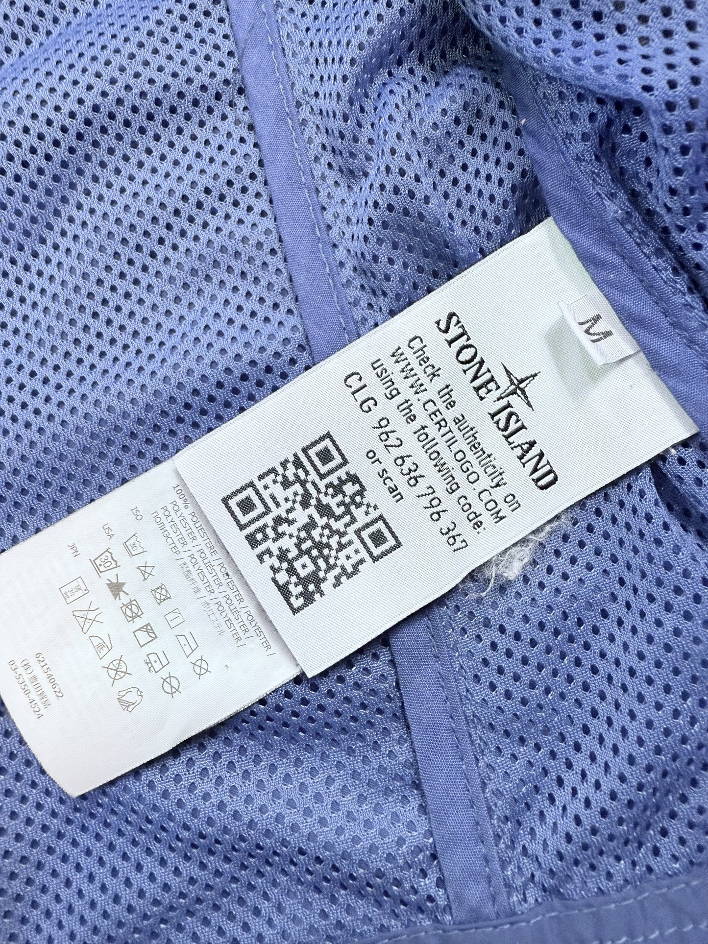STONE ISLAND Micro Reps Jacket - ペリウィンクルブルー M - 高機能と洗練を纏う一着！