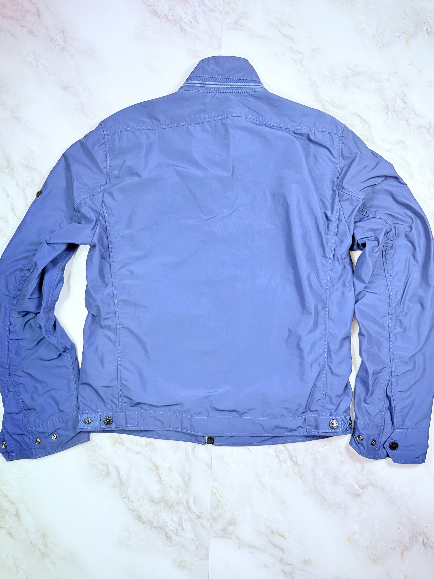 STONE ISLAND Micro Reps Jacket - ペリウィンクルブルー M - 高機能と洗練を纏う一着！