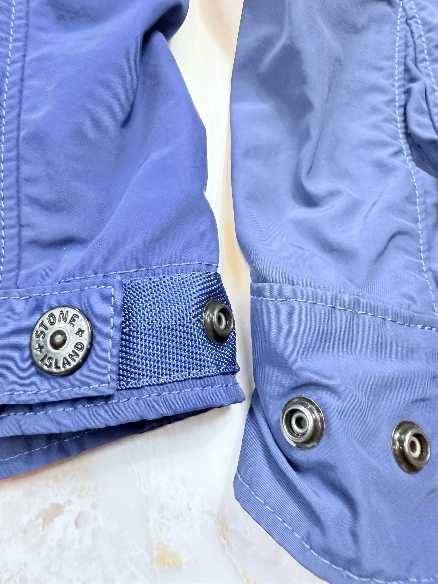 STONE ISLAND Micro Reps Jacket - ペリウィンクルブルー M - 高機能と洗練を纏う一着！