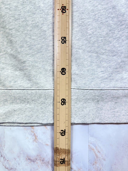 A.P.C. Rue Madame Paris ロゴ刺繍スウェットシャツ ライトグレー XLサイズ APC トレーナー 裏毛 メンズ