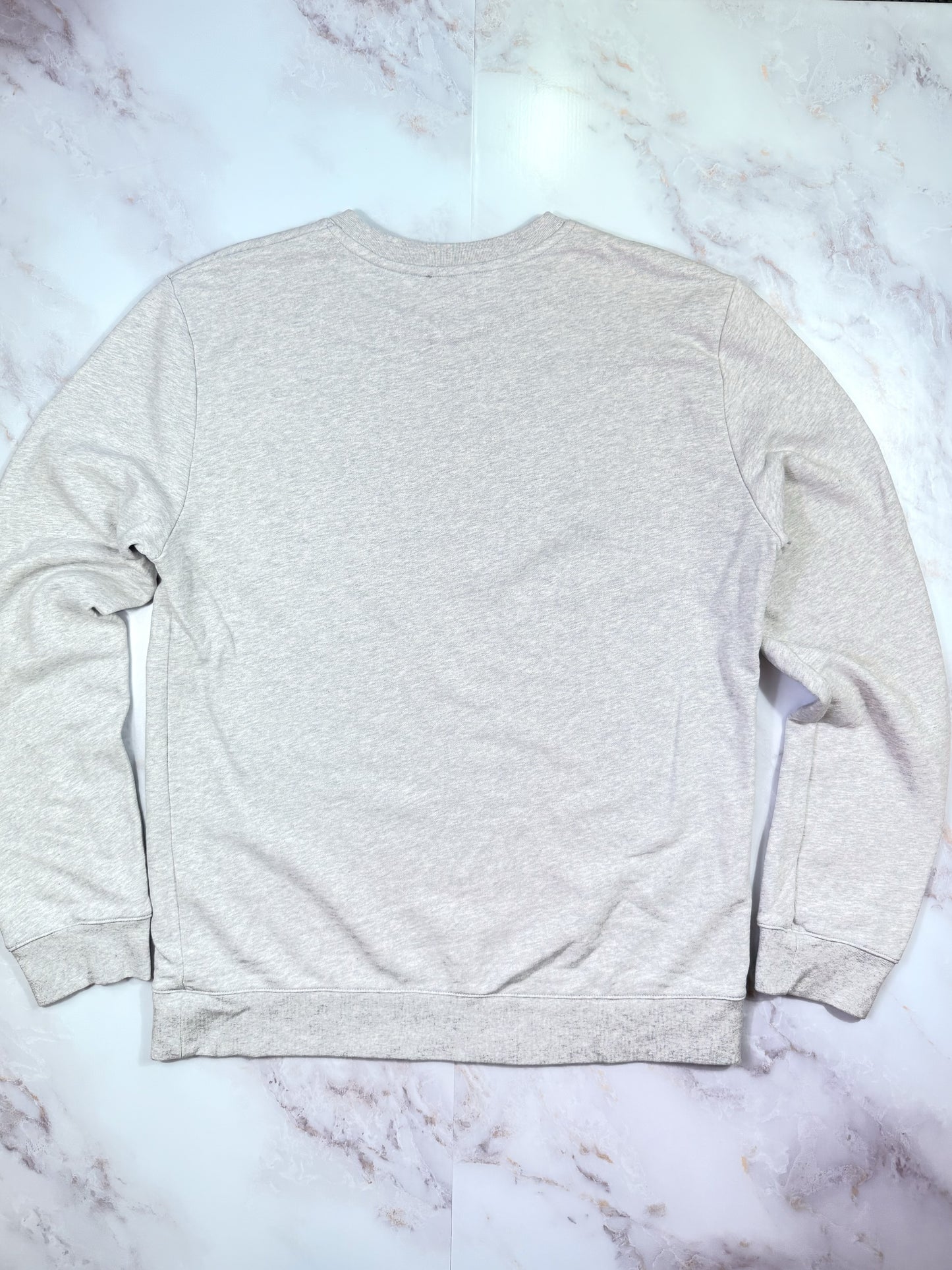 A.P.C. Rue Madame Paris ロゴ刺繍スウェットシャツ ライトグレー XLサイズ APC トレーナー 裏毛 メンズ