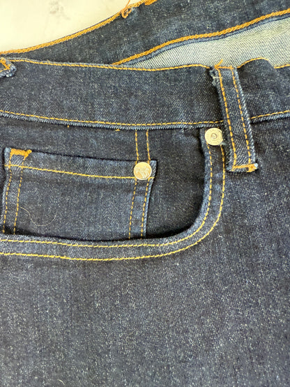 【Paul Smith】ポールスミス テーパードフィット デニムパンツ 32R 濃紺（リジッド・R-WASH）5ポケット ジッパーフライ