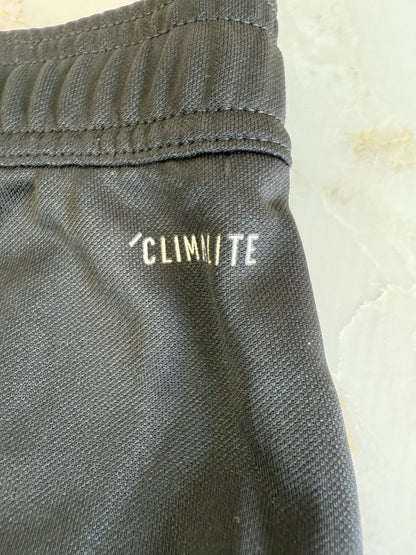【adidas】Climalite テーパードジャージパンツ Mサイズ ブラック | 吸汗速乾・軽量・スリムシルエット