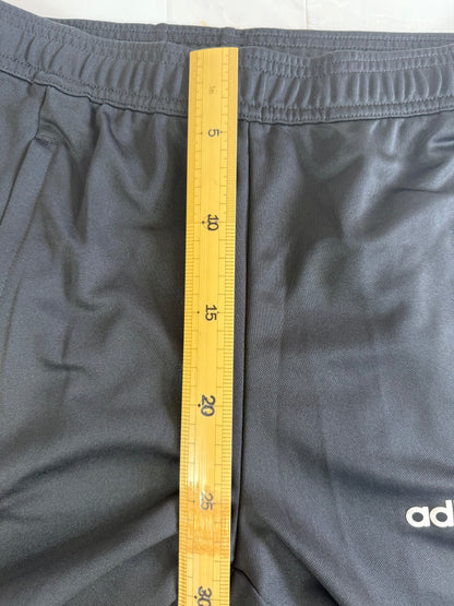 【adidas】Climalite テーパードジャージパンツ Mサイズ ブラック | 吸汗速乾・軽量・スリムシルエット
