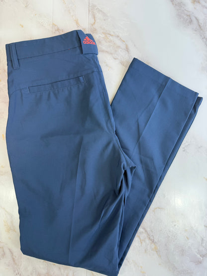 【adidas】ゴルフパンツ ネイビー ウエスト約82cm｜軽量ストレッチ素材／吸汗速乾