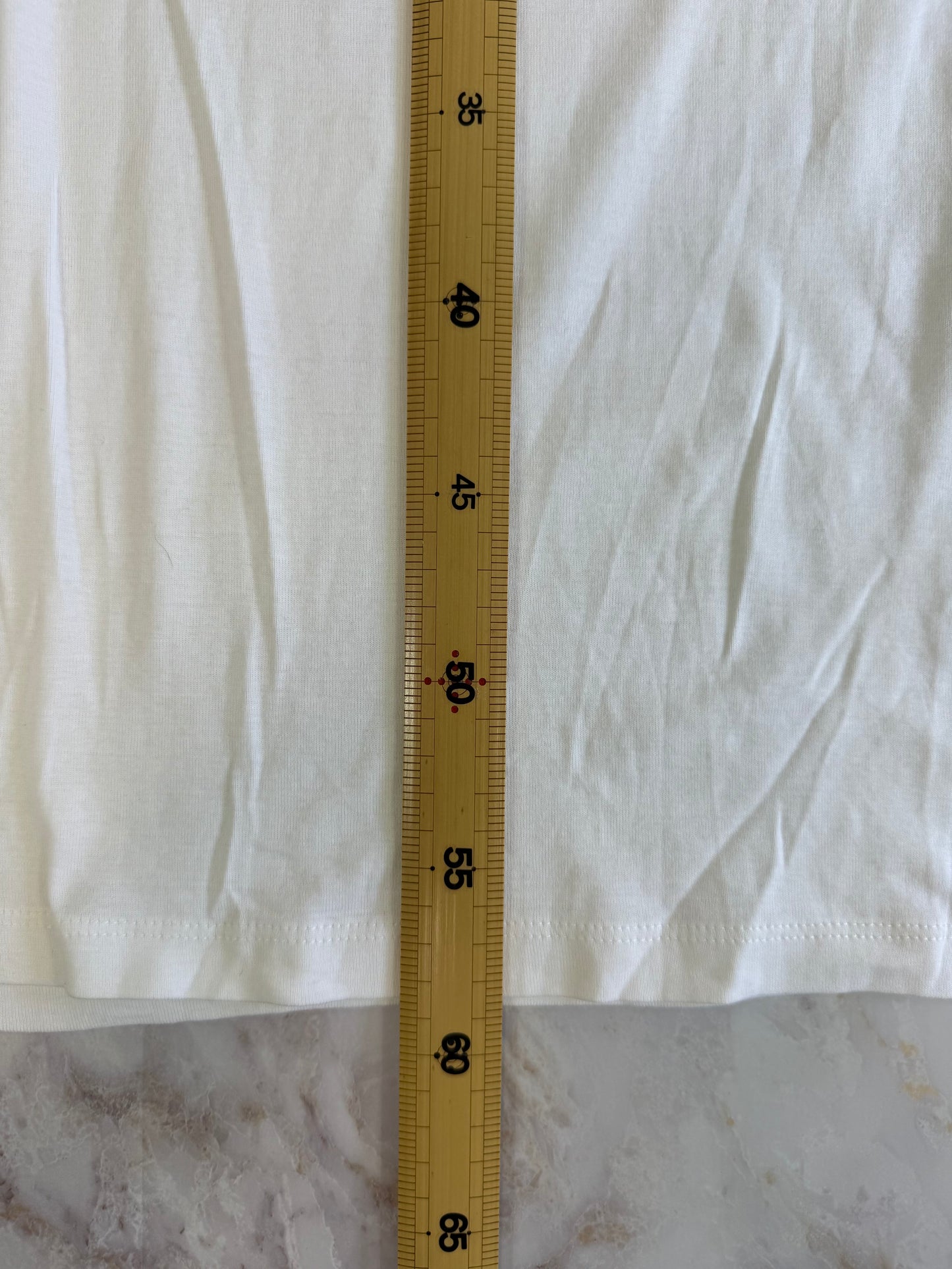 【TOMMY HILFIGER】トミー ヒルフィガー オーガニックコットン 長袖Tシャツ 164（L相当）ホワイト クルーネック 刺繍フラッグロゴ