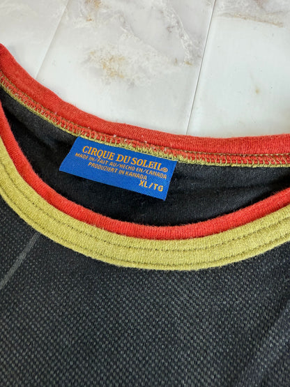 【CIRQUE DU SOLEIL】アートプリント ロングスリーブTシャツ XL カナダ製 | ユニセックス・個性派デザイン