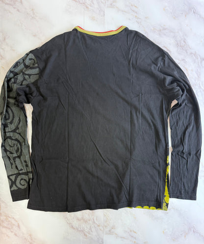 【CIRQUE DU SOLEIL】アートプリント ロングスリーブTシャツ XL カナダ製 | ユニセックス・個性派デザイン