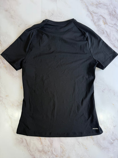 【adidas】climalite ブラック半袖Tシャツ XS レディース | 吸汗速乾・ストレッチ素材