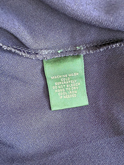 【LAUREN RALPH LAUREN】ネイビー ロングスリーブ チュニックトップス Lサイズ｜ラルフローレン レディース シンプルデザイン