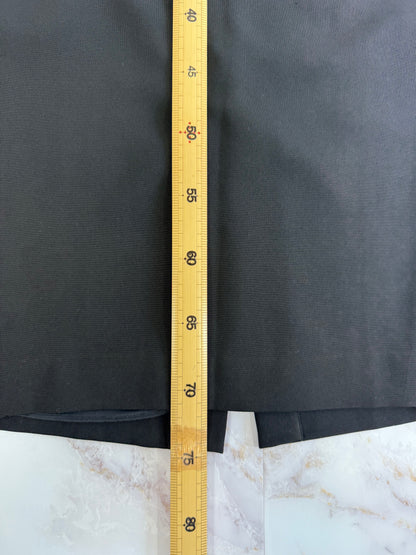 【GIVENCHY】プリーツ切替デザインタイトスカート｜シック＆エレガントなブラック | レディース 36（ウエスト約35cm/総丈約73cm）