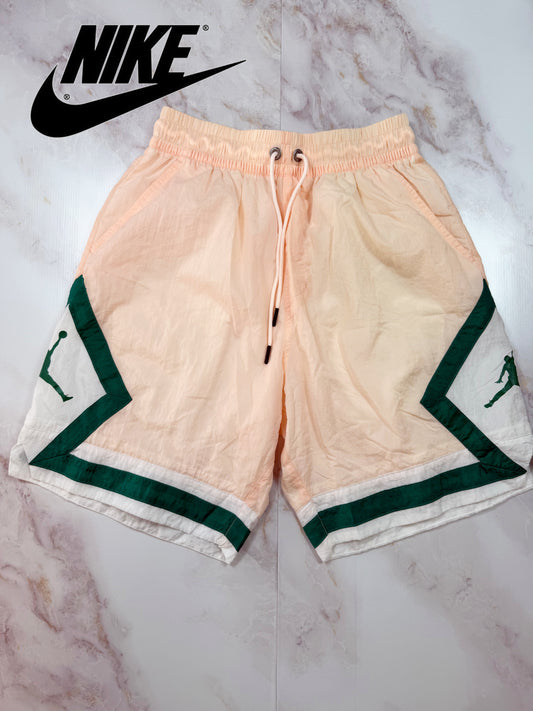 【NIKE Jordan】バスケットボール ショーツ Sサイズ ピーチピンク×グリーン | ストリート＆スポーツスタイル