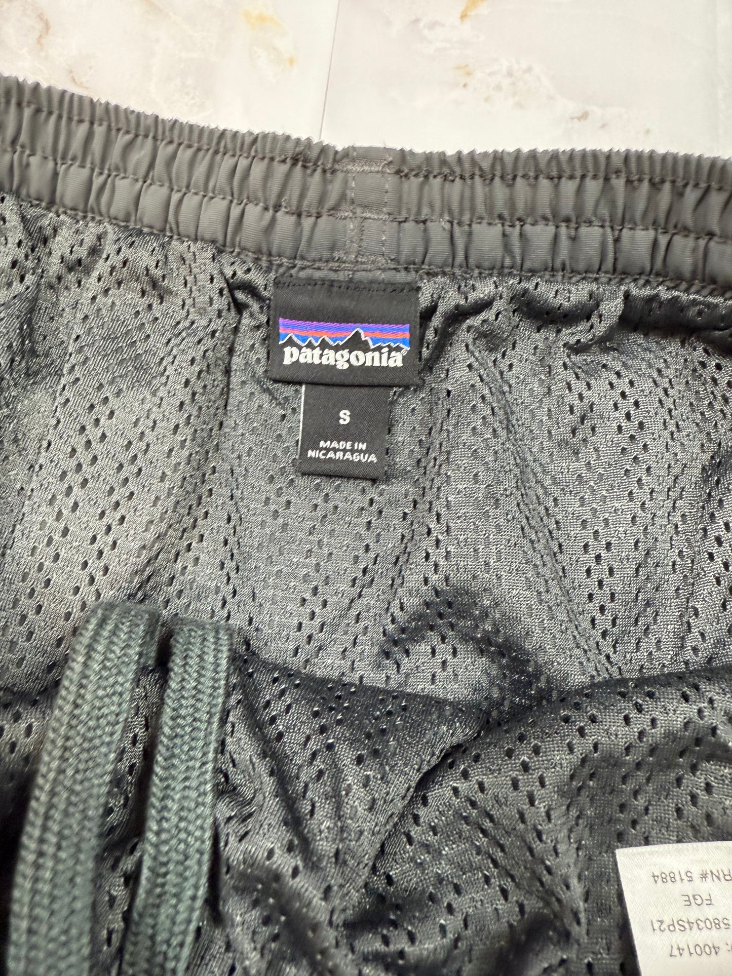 【Patagonia】バギーズショーツ Sサイズ グレー | パタゴニア定番 ナイロンショートパンツ インナーメッシュ付き