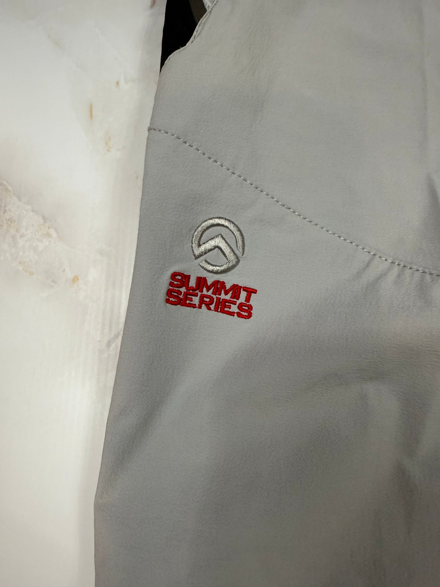 【THE NORTH FACE】SUMMIT SERIES アウトドアパンツ グレー×ブラック メンズ 88サイズ ベルト付き クライミング/登山