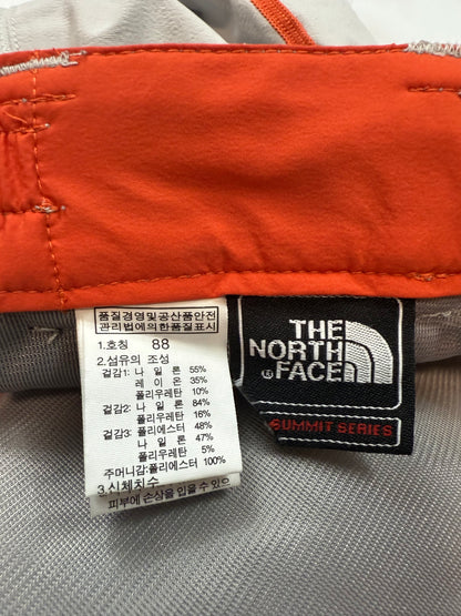 【THE NORTH FACE】SUMMIT SERIES アウトドアパンツ グレー×ブラック メンズ 88サイズ ベルト付き クライミング/登山