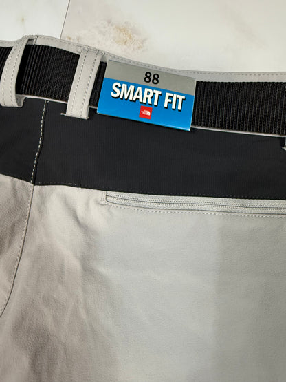 【THE NORTH FACE】SUMMIT SERIES アウトドアパンツ グレー×ブラック メンズ 88サイズ ベルト付き クライミング/登山