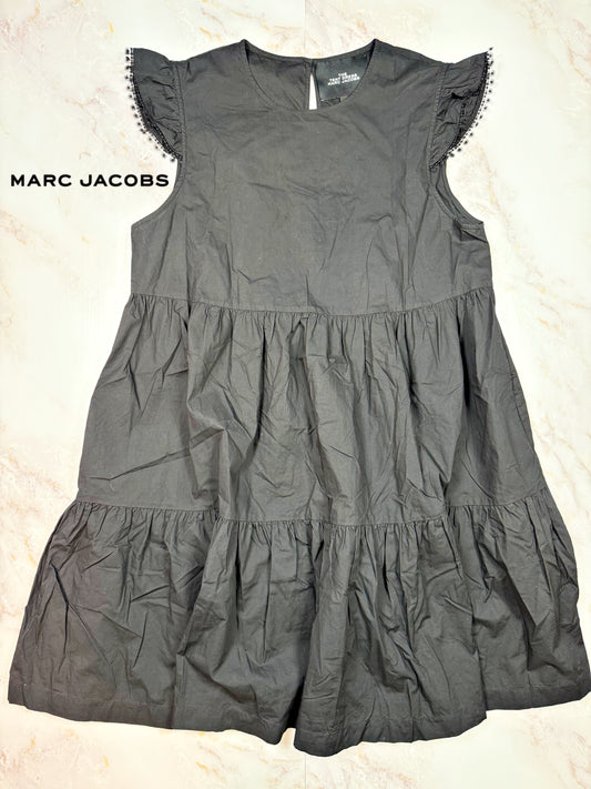【MARC JACOBS】THE TENT DRESS テントドレス フリルスリーブ ブラック レディース Mサイズ