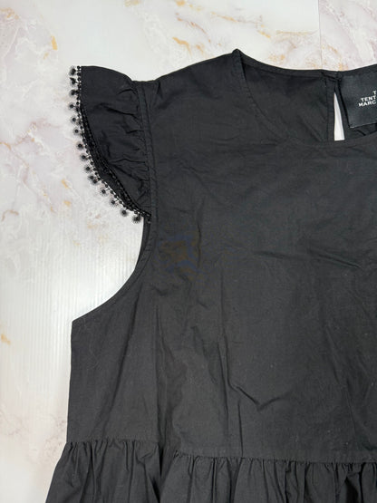 【MARC JACOBS】THE TENT DRESS テントドレス フリルスリーブ ブラック レディース Mサイズ